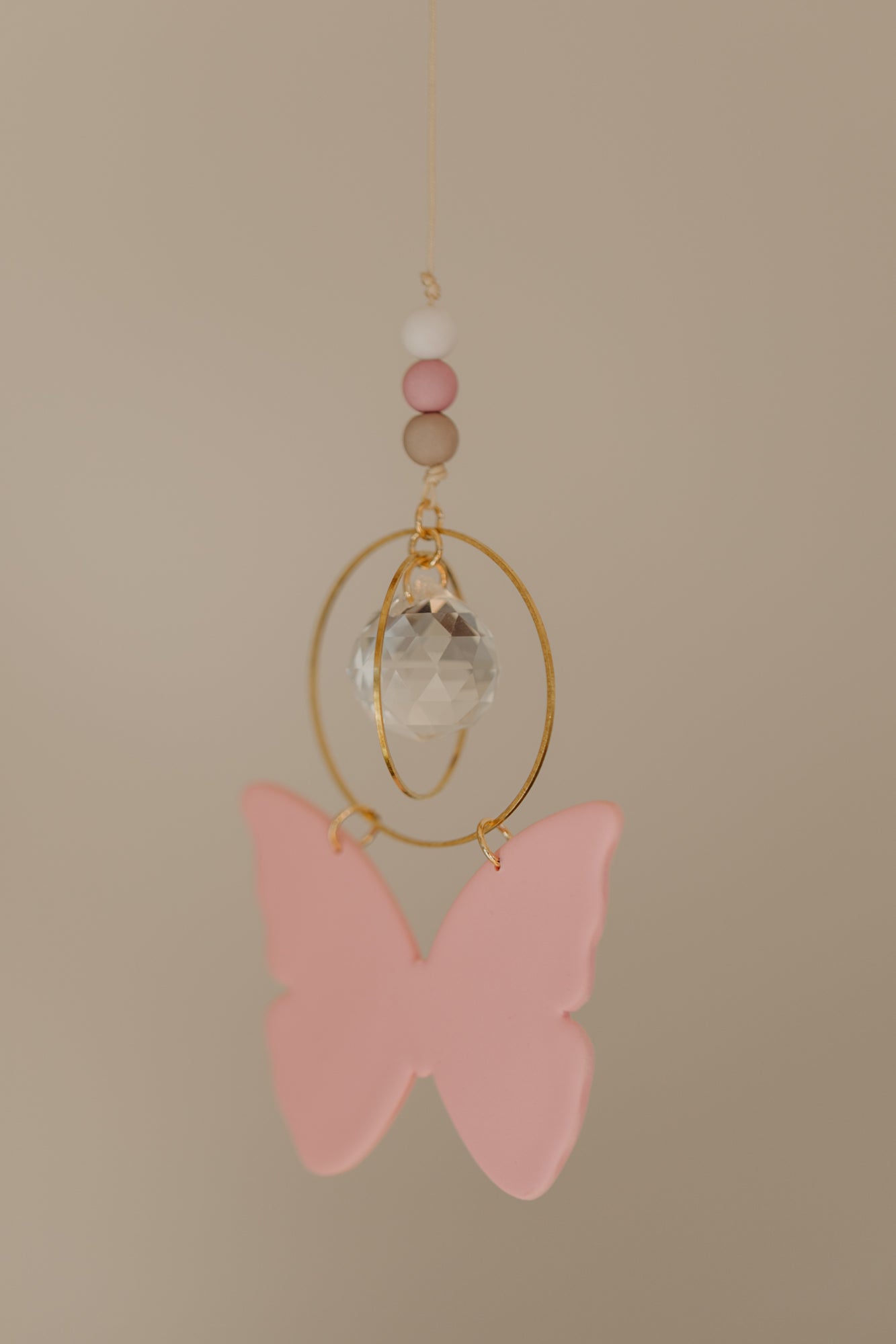 Sonnenfänger rosa Schmetterling