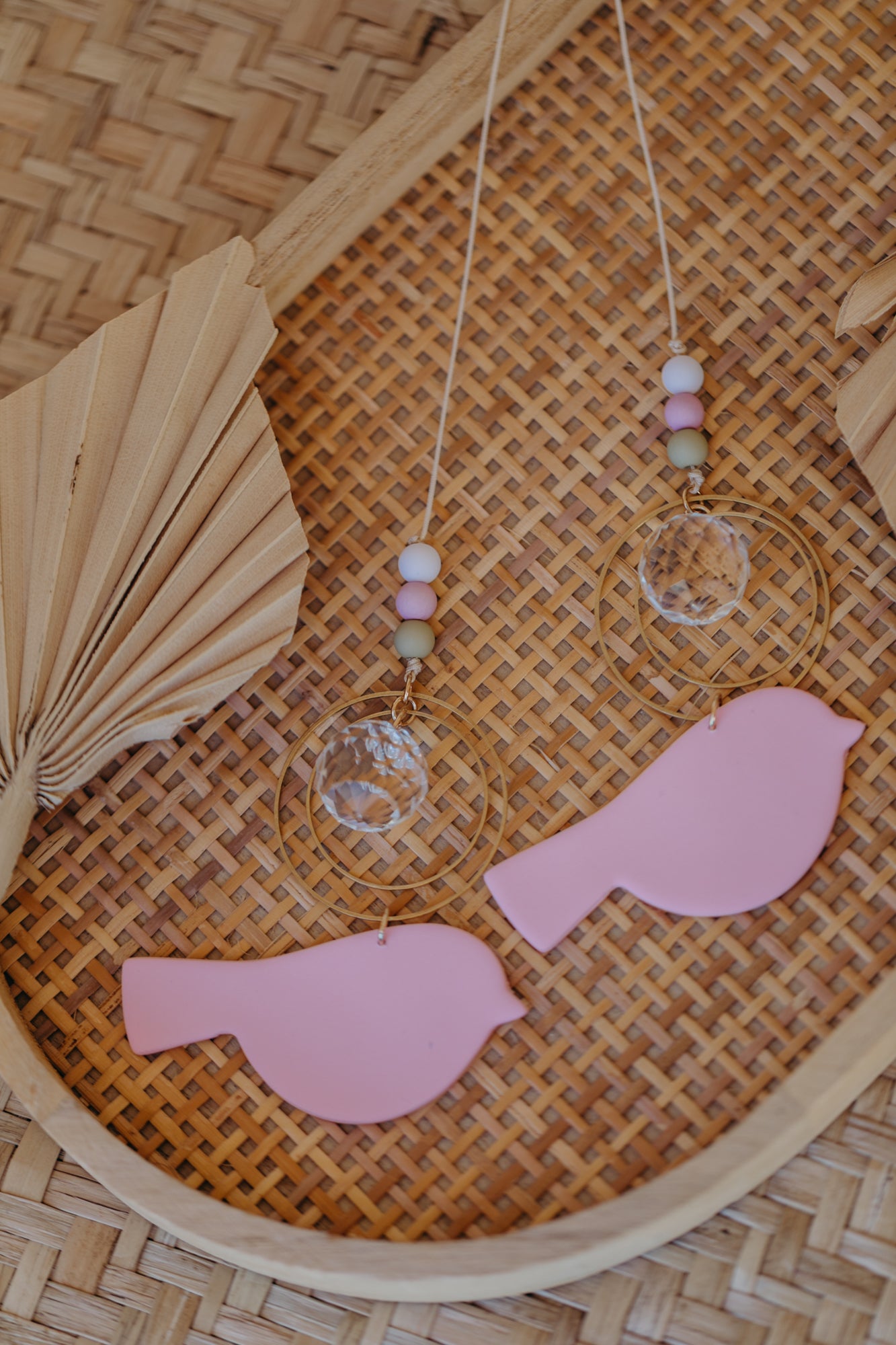 Sonnenfänger rosa Vogel