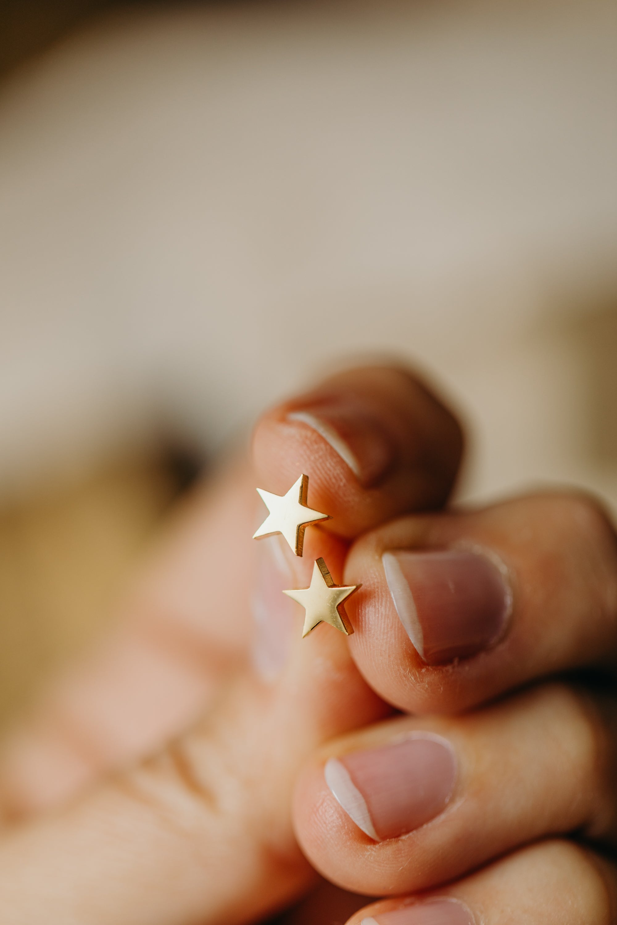 star earrings
