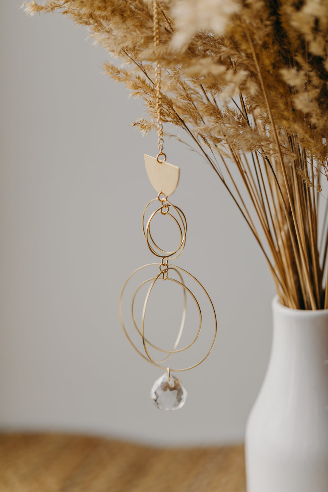 Suncatcher semicircle and circles