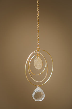 Suncatcher round hammered