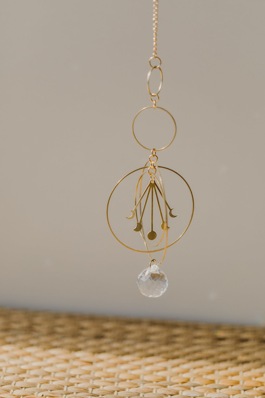 Suncatcher Moon Phases Fan