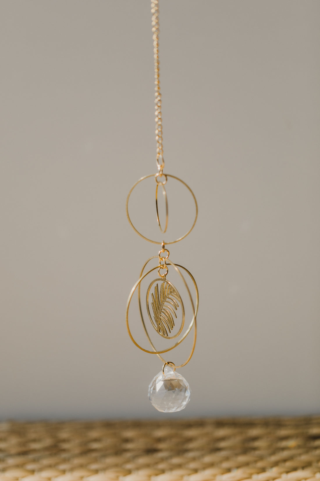suncatcher palm leaf