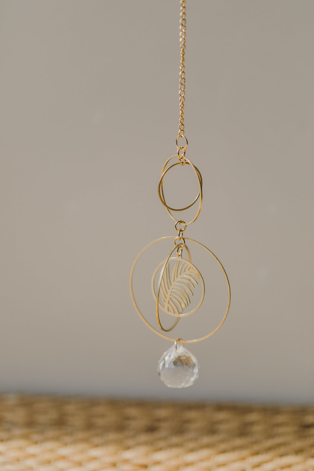 suncatcher palm leaf