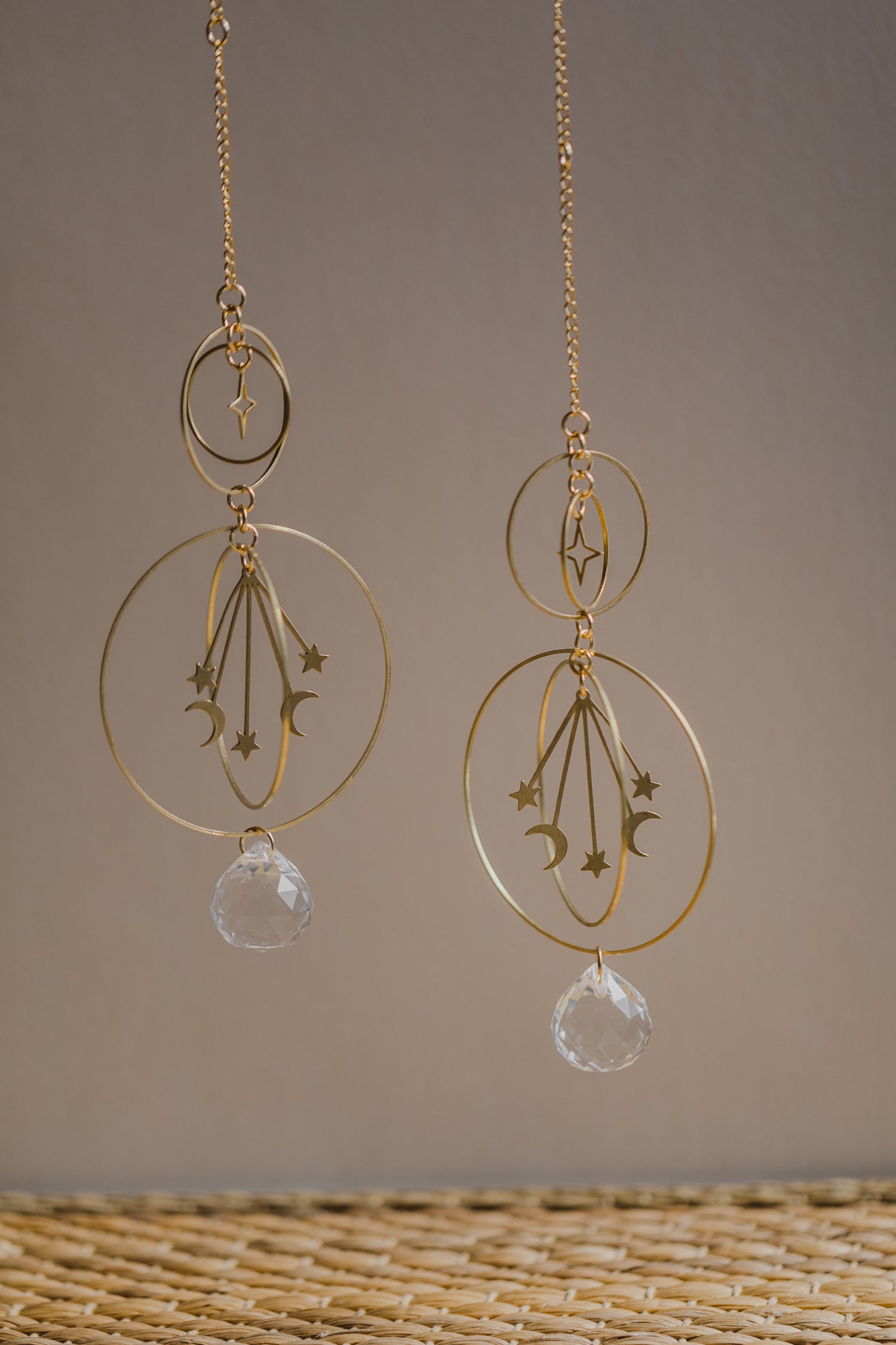 Suncatcher Fan Moon and Stars