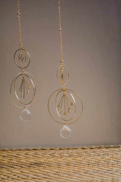 Suncatcher Fan Moon and Stars