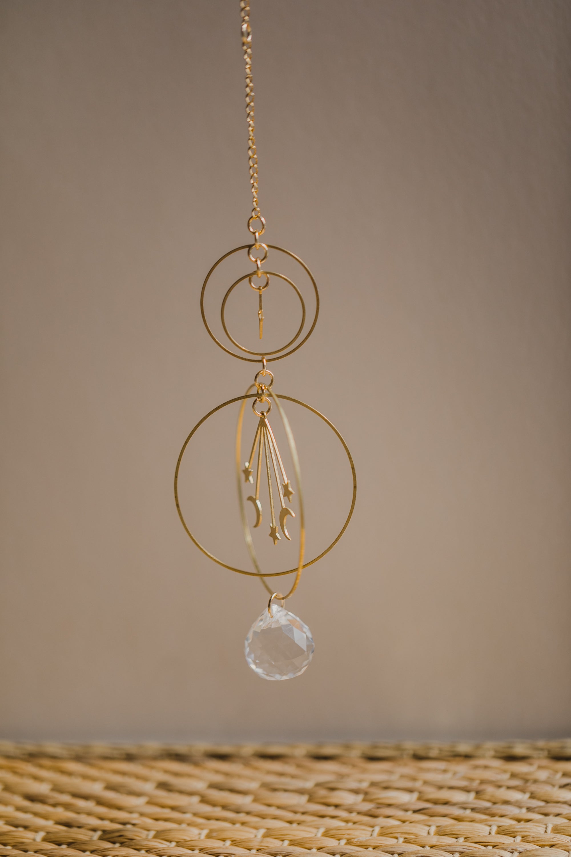 Suncatcher Fan Moon and Stars