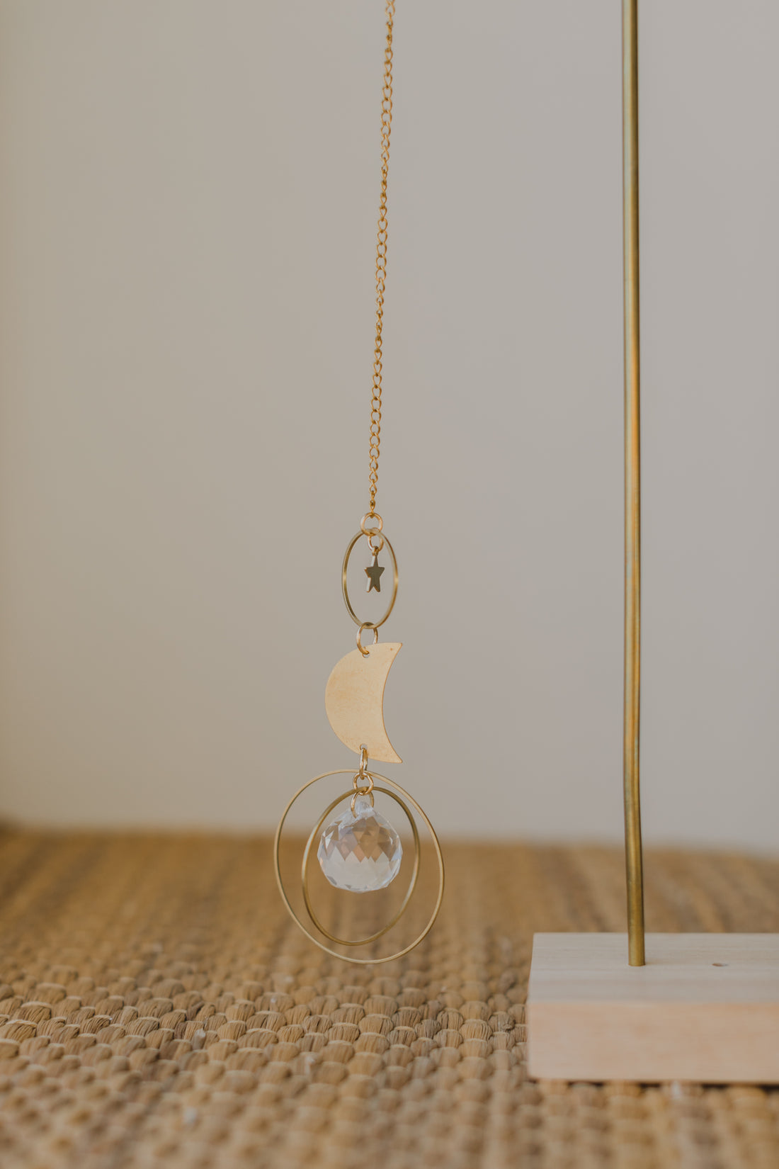 Suncatcher small star and moon