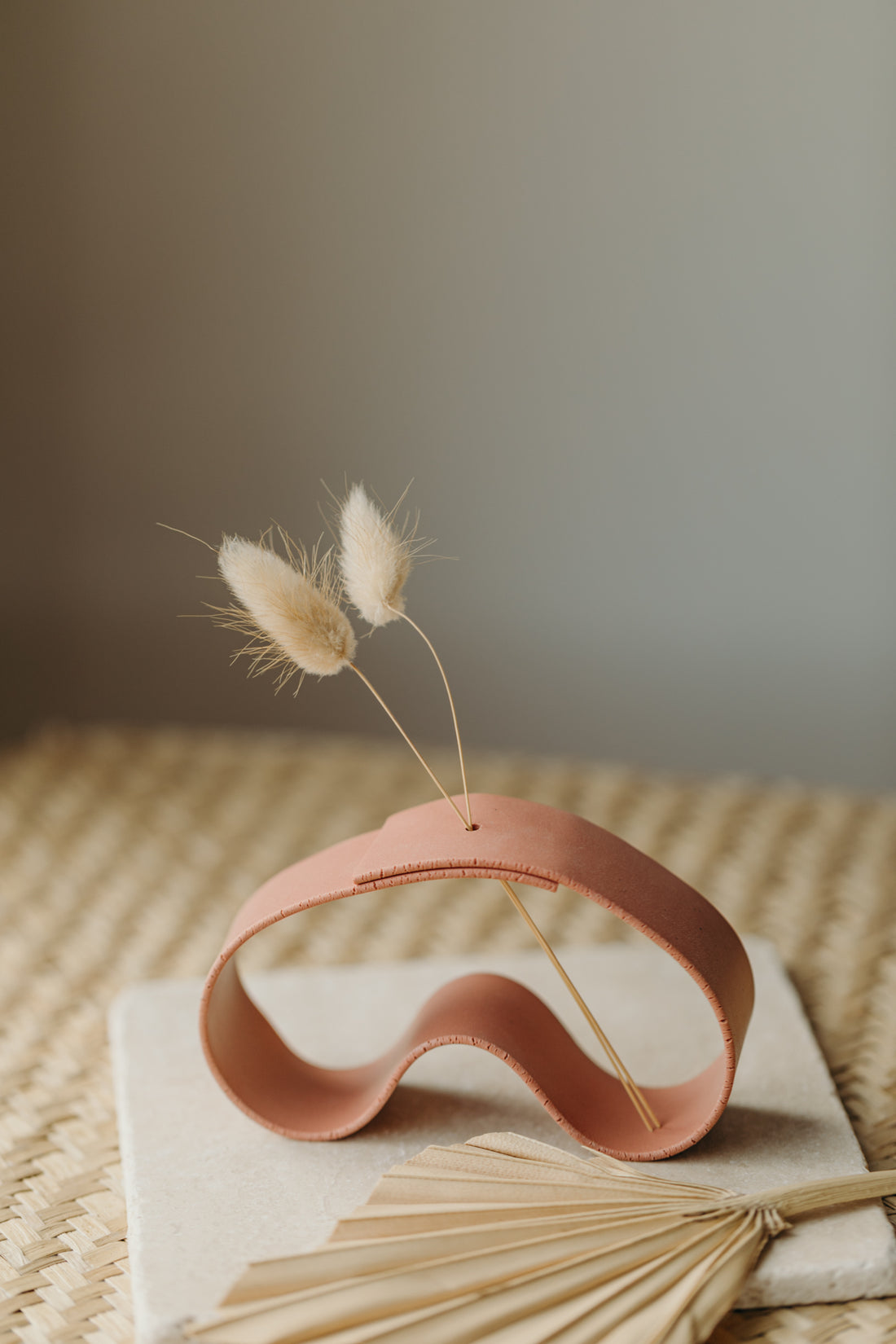 Polymer clay vase, barolo 