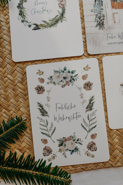 Postcard Set 12: Christmas Postcard Set (5 pieces)