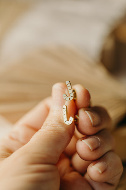 Ohrstecker Zuckerstange - Candy Cane