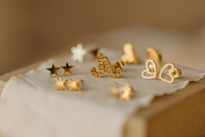 Ohrstecker Zuckerstange - Candy Cane