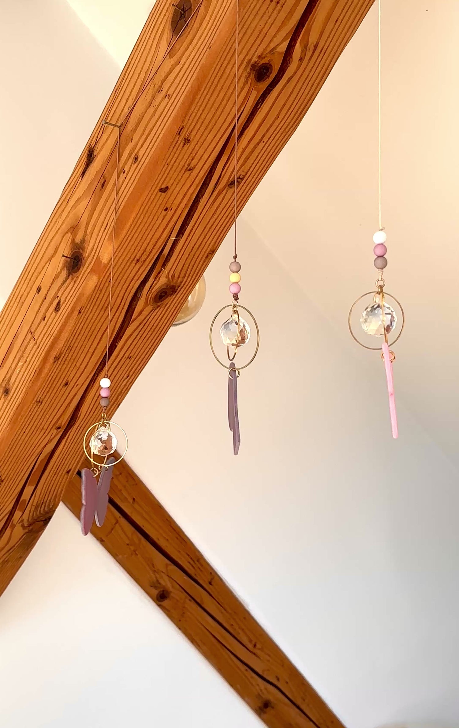 Sonnenfänger rosa-lila Schmetterling